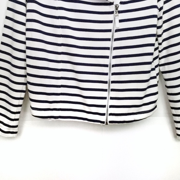 Splendid Vista Striped Moto Jacket Sz M - Picture 8 of 13